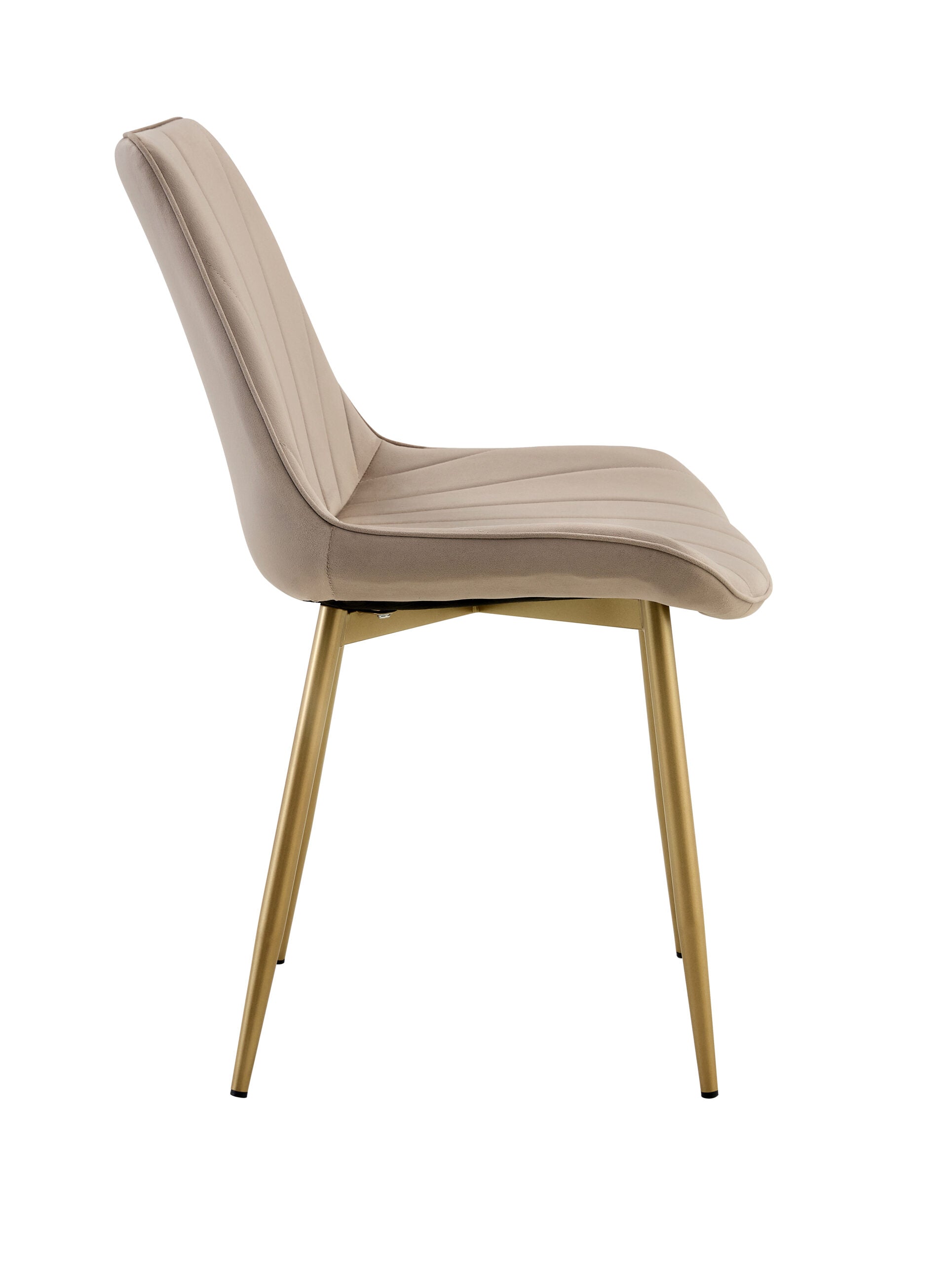 BT Lora Dining Chairs - Champagne or Light Mocha Leather