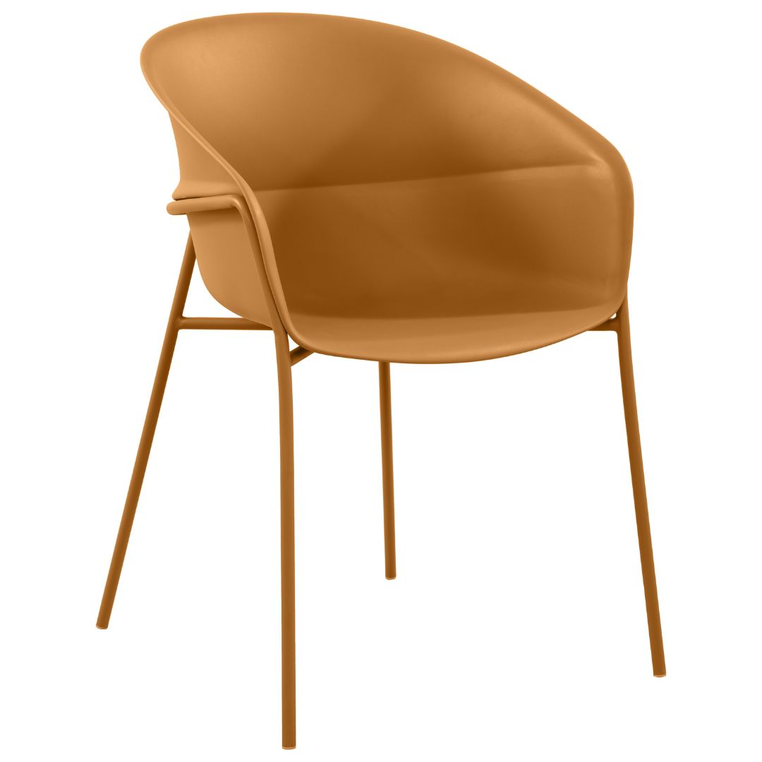 BT Marisol Dining Chair Peach and Yellow