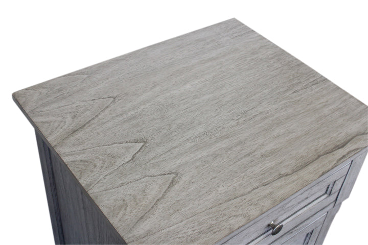 BT Pasadena Bedside Chest-Aged Black & Grey Sonoma