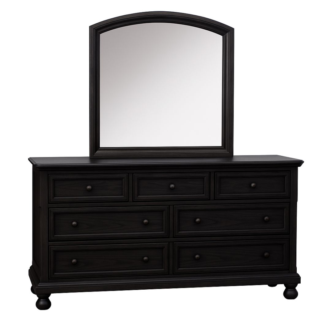 BT Pasadena Dresser Base-Aged Black & Grey Sonoma