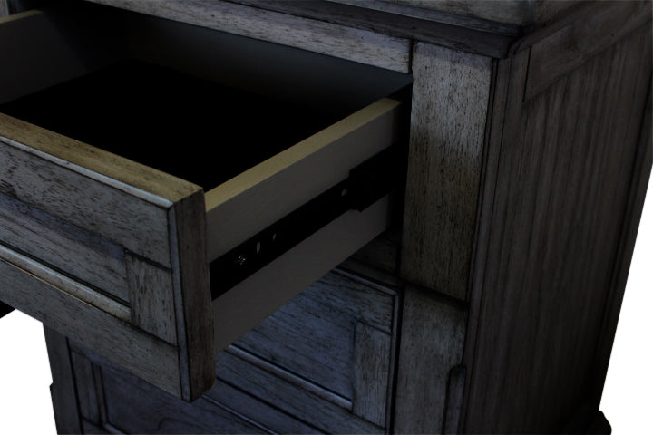 BT Pasadena Dresser Base-Aged Black & Grey Sonoma