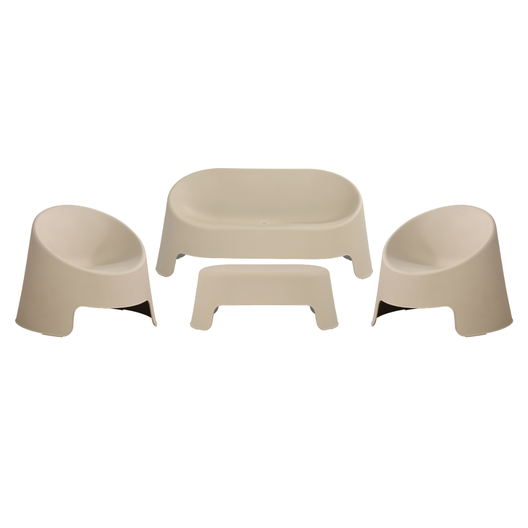 BT Santorini 4 Pce Sofa UV Stabilised Polypropylene