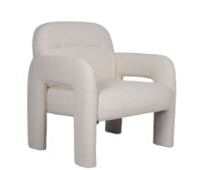 BT Claremont Chair Antique White boucle