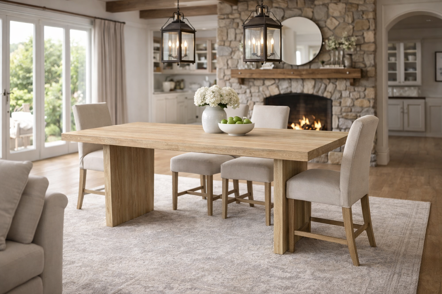 MF Zeus Solid Timber Dining Table