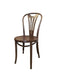 MF Bentwood Solid Timber Fan Blade Design Dining Chair
