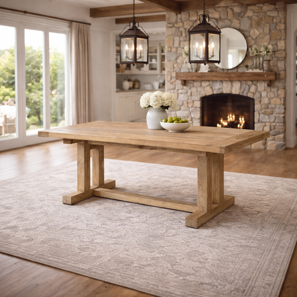 MF Athens Solid Timber Dining Table