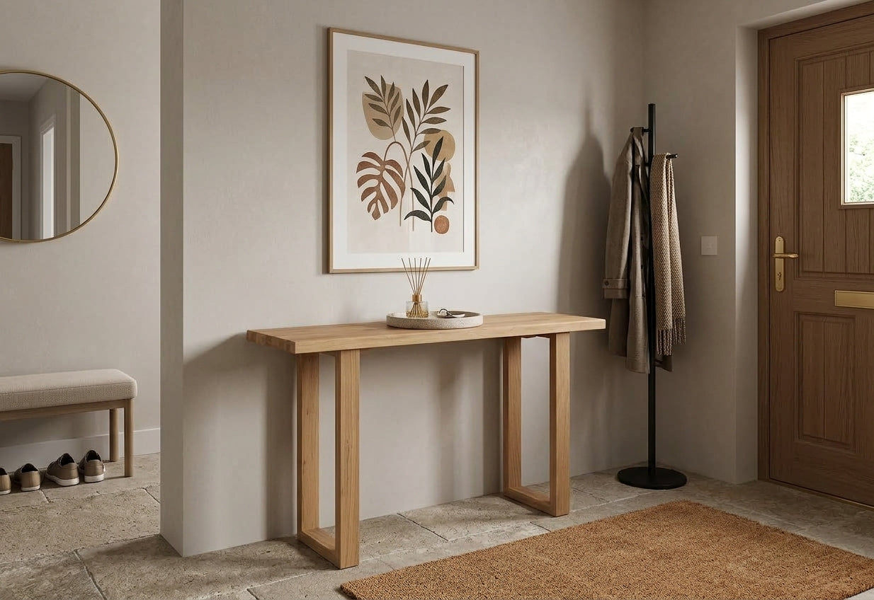 MD Bright Solid Timber Hall Table