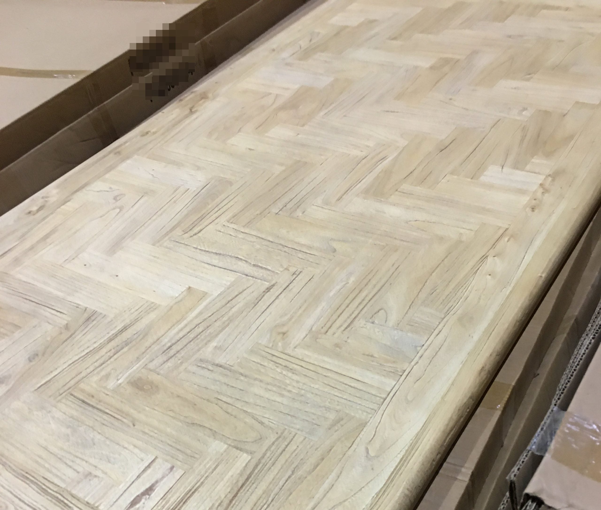 MF Brussels Recycled Elm Timber Dining Table