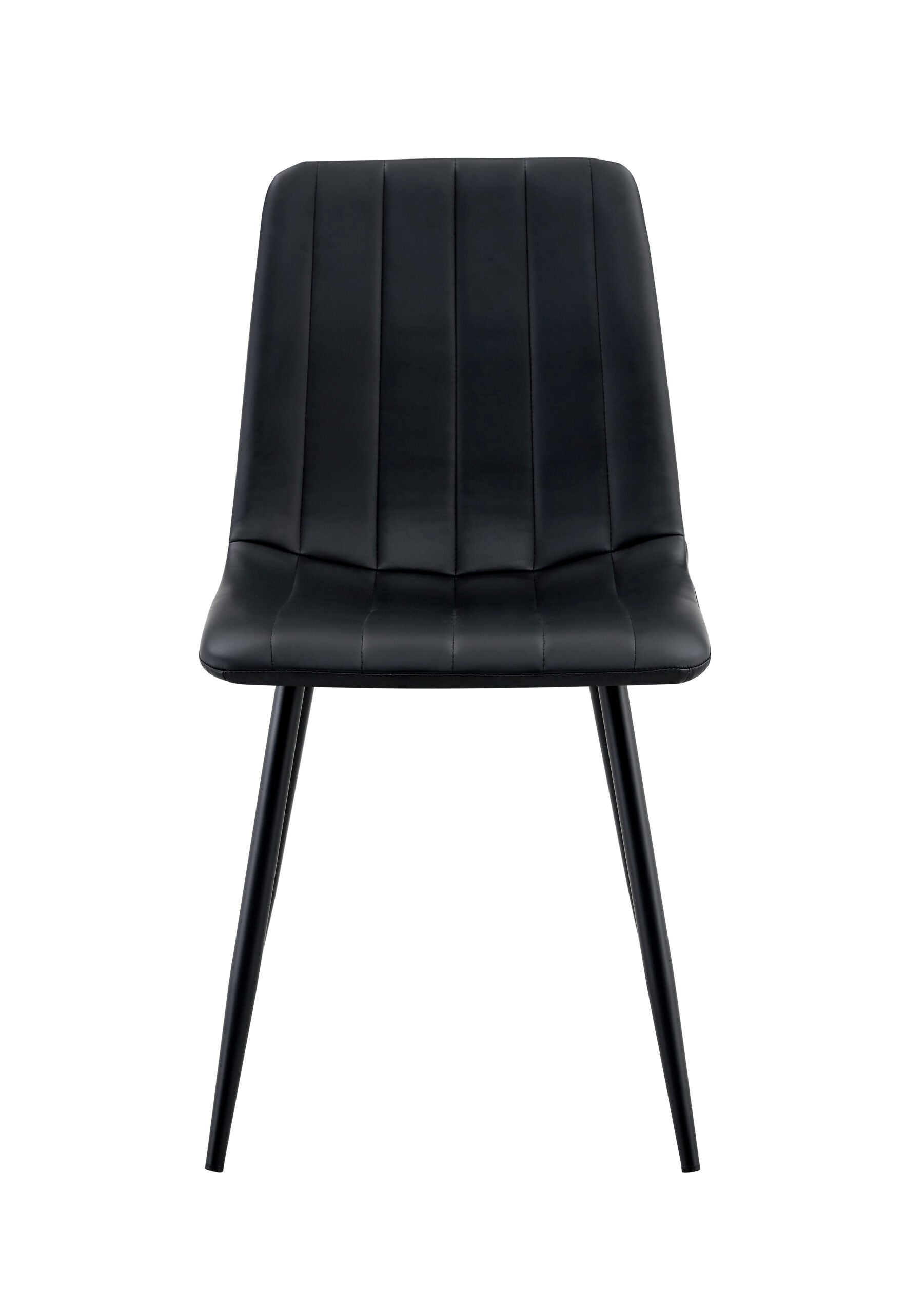 BT Theo 2 Faux Leather Upholstered Metal Leg Dining Chair