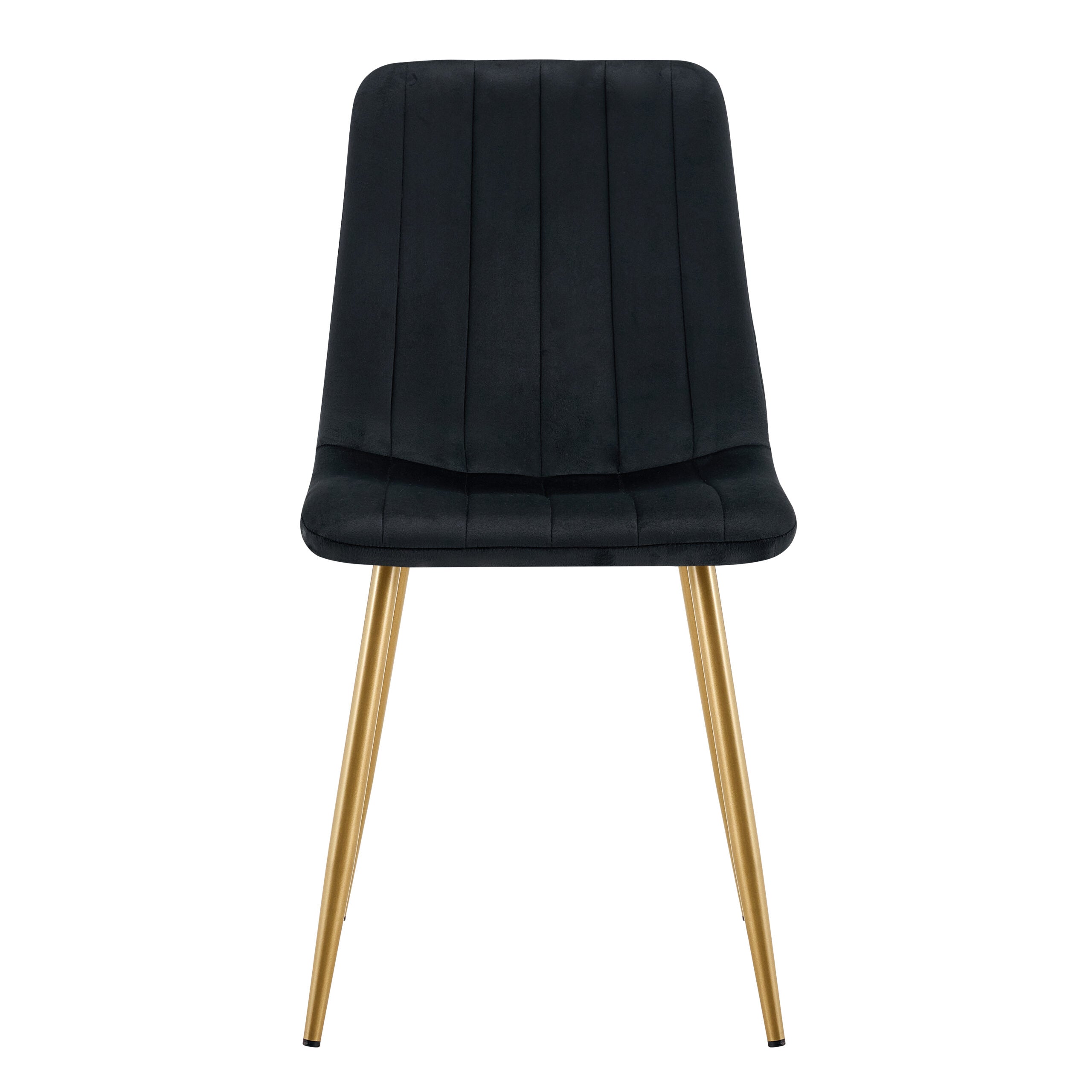 BT Theo 2 Faux Leather Upholstered Metal Leg Dining Chair