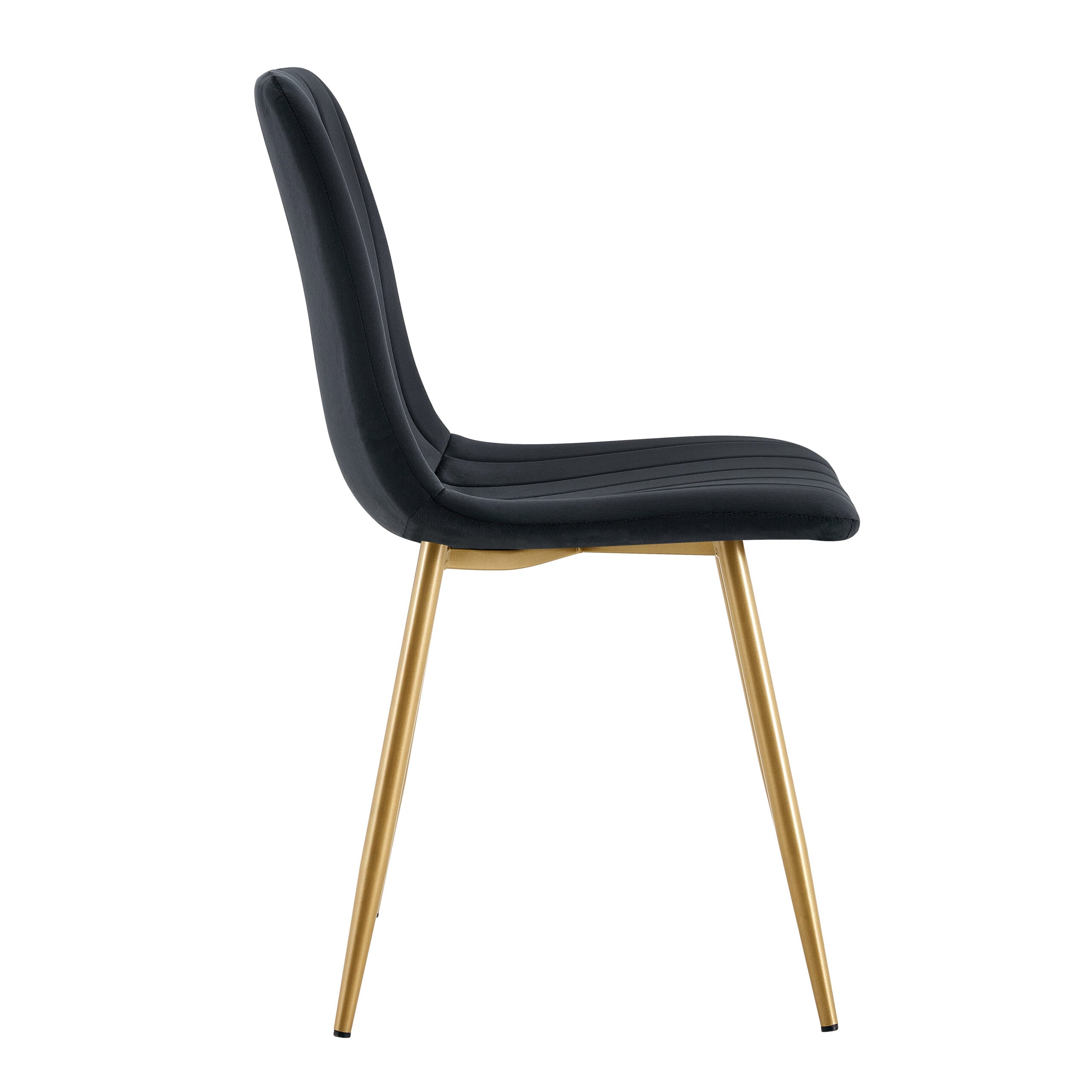 BT Theo 2 Faux Leather Upholstered Metal Leg Dining Chair