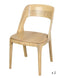 CT Loft Oak Dining Chair in Natural Finish Set of 2