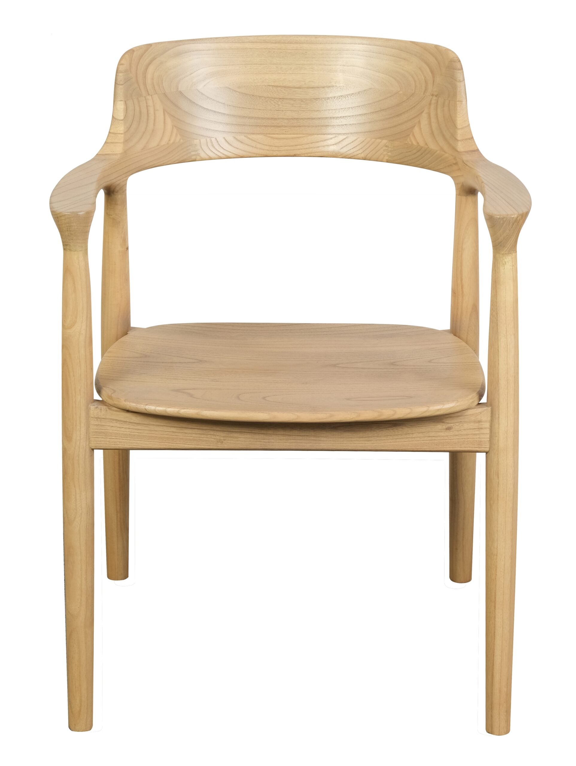 CT Nobu Oak Timber Dining Chair with Arm Rest