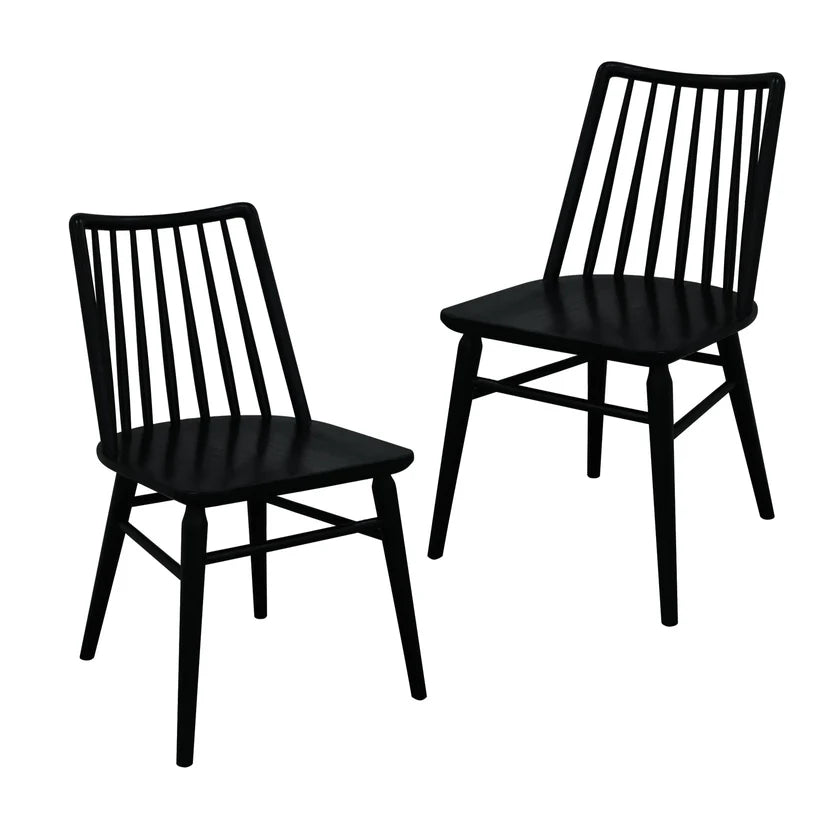 CT Riviera Solid Timber Dining Chair - Set of 2