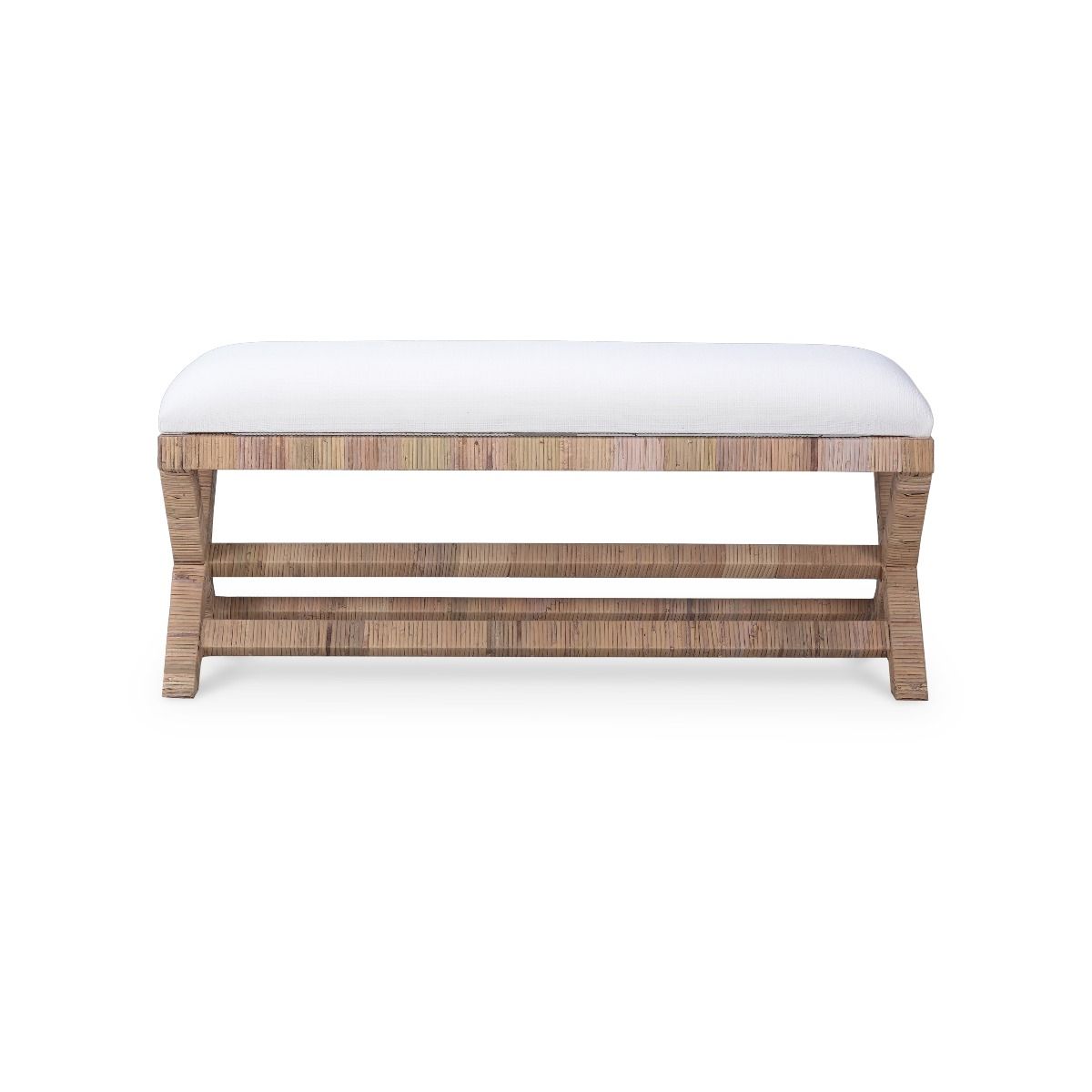 CR Renoir Rattan X Bench Medium
