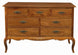 CT French Provincial Solid Timber 7 Drawer Tallboy