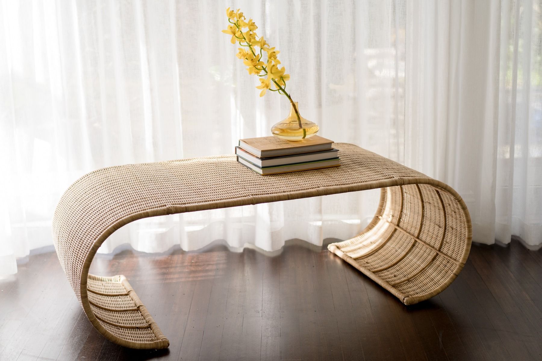 CR Hampton Rattan Coffee Table