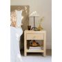 CR Kagu Night Stand w/Raffia with 1 Drawer