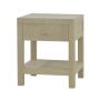CR Kagu Night Stand w/Raffia with 1 Drawer