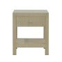 CR Kagu Night Stand w/Raffia with 1 Drawer