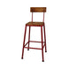 CR Tube Breakfast Stool with Back