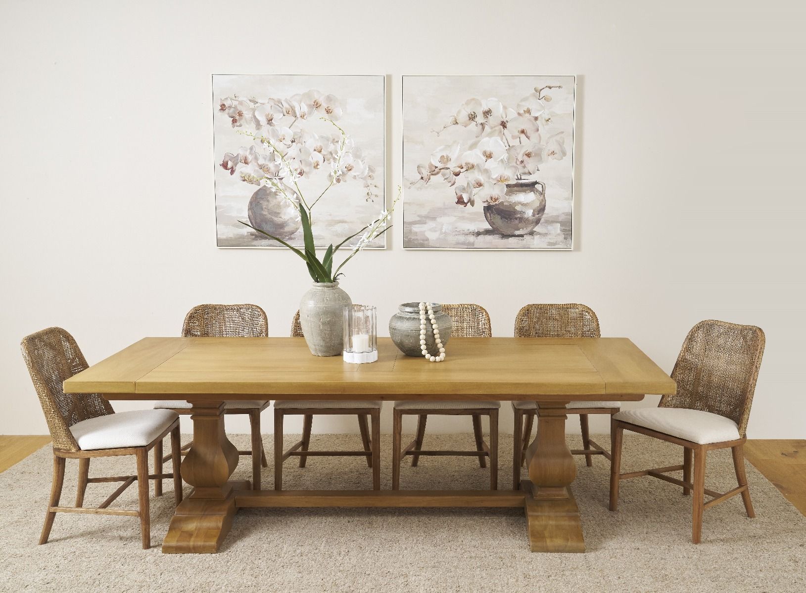 CR Trestle Solid Timber Dining Table
