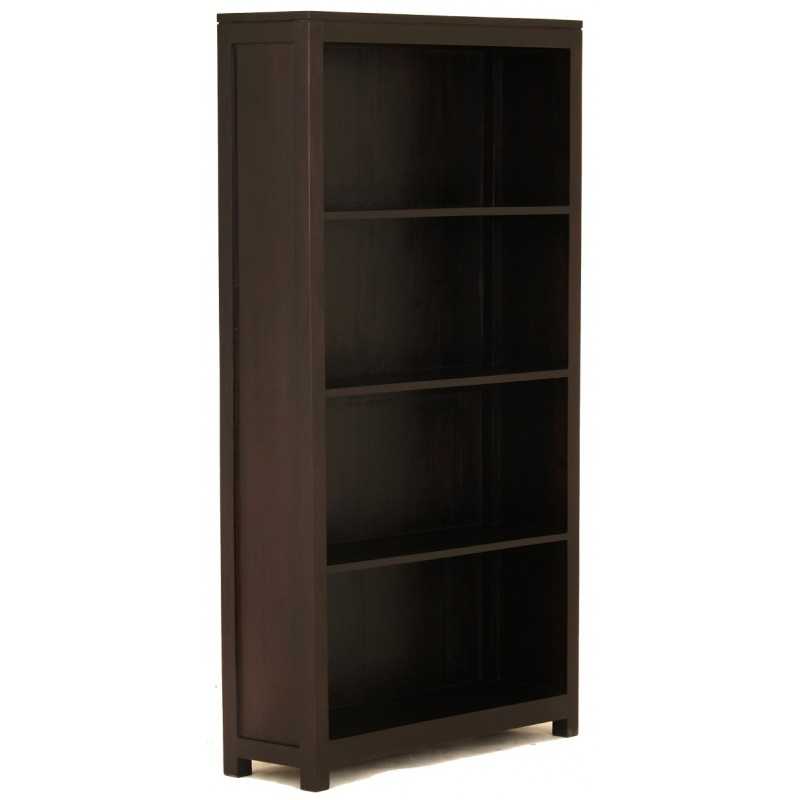 CT Amsterdam Solid Mahogany Timber Wide Bookcase