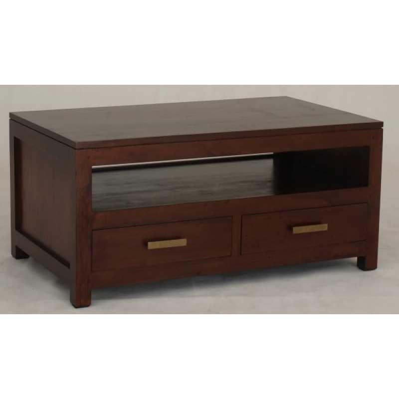 CT Milan Solid Timber 4 Drawer Coffee Table
