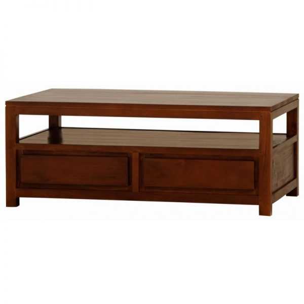 CT Amsterdam Solid Mahogany Timber 4 Drawer Coffee Table
