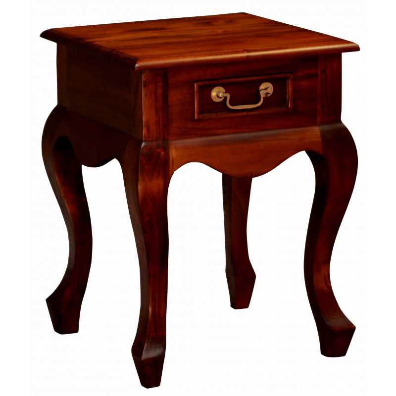 CT Queen Ann 1 Drawer Lamp Table