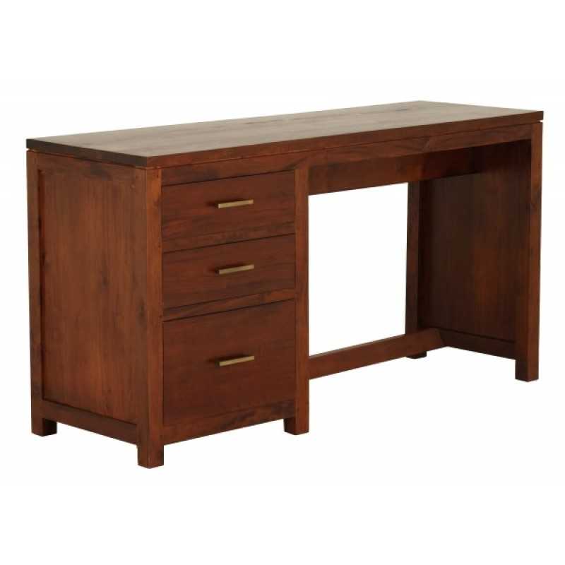 CT Paris Solid Timber 3 Drawer Desk