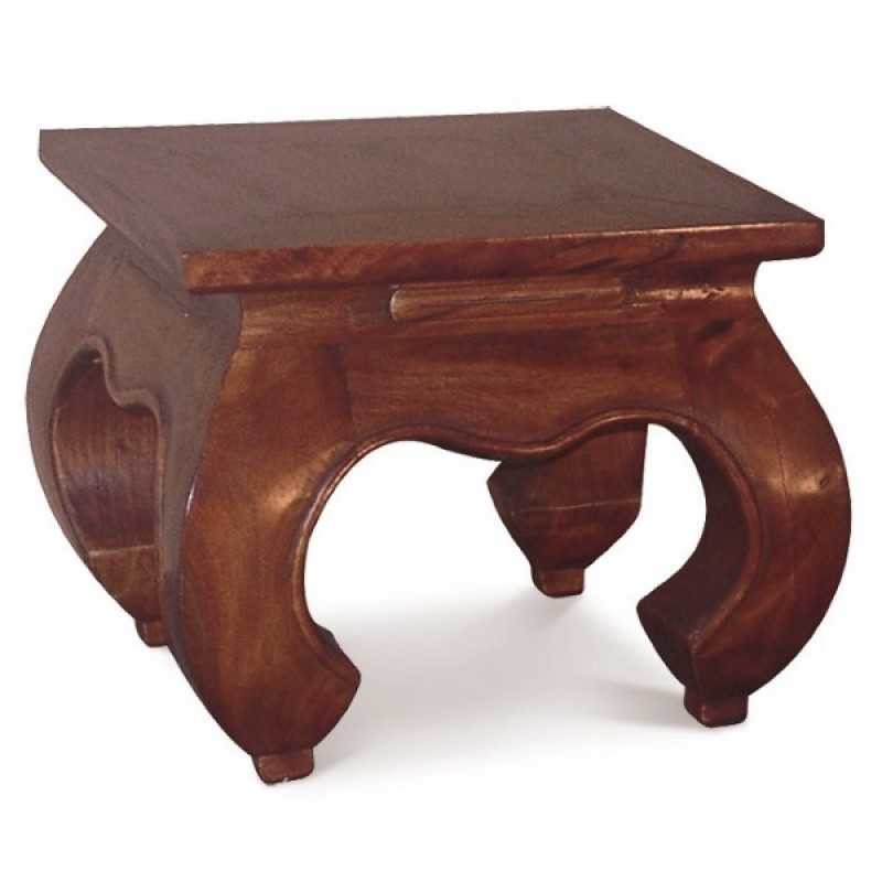 CT Dynasty Solid Timber Lamp Table