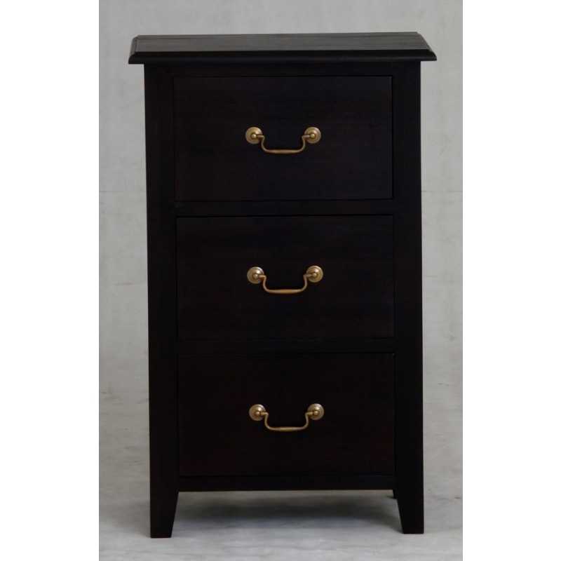CT Tasmania Solid Timber 3 Drawer Bedside Table