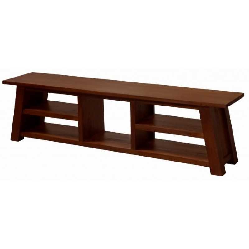 CT Tokyo Solid Timber 5 Shelf Entertainment Unit