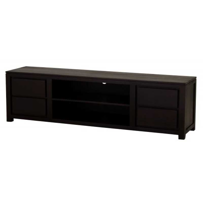 CT Amsterdam Solid Mahogany Timber 4 Drawer Entertainment Unit - 2 meter Wide