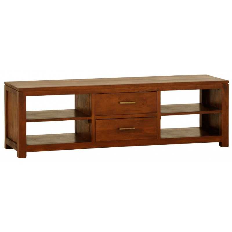 CT Paris Solid Timber 2 Middle Drawer Entertainment Unit
