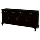 CT Queen Anne Solid Timber 4 Door 4 Drawer Buffet