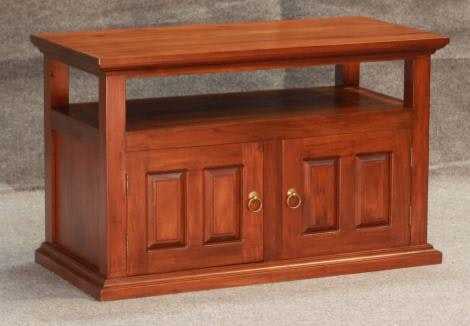 CT Tasmania Solid Timber 2 Drawer TV Stand