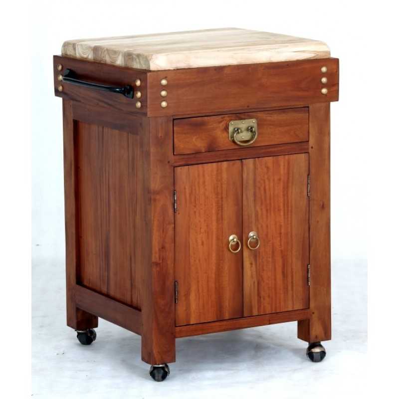 CT Heritage Petit 2 Door 1 Drawer Butcher's Block