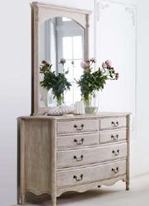 VI Chantelle Solid Timber Framed Mirror for Chantelle Dresser
