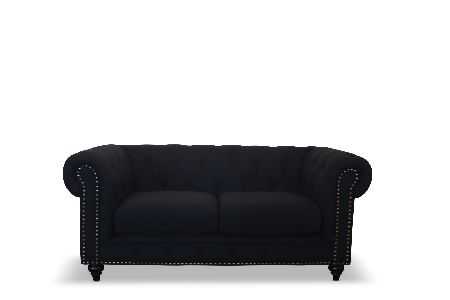 BT Chesterfield Fabric Upholstered 2 Seater Sofa