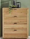 VI Croft Messmate Timber Veeneer 4 Drawer Tallboy