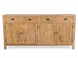 MF Recycled Elm Timber 4 Drawer 4 Door Buffet