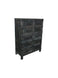 MF Industrial Iron Recycled Timber 10 Drawer Chest