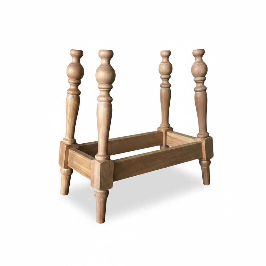 MF Charles Solid Recycled Timber Dining Stool