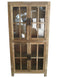 MF Recycled Elm Timber Cabinet with Glass Doors