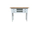 MF Bambi Recycled Elm Timber 4 Drawer 2 Shelf Hall Table