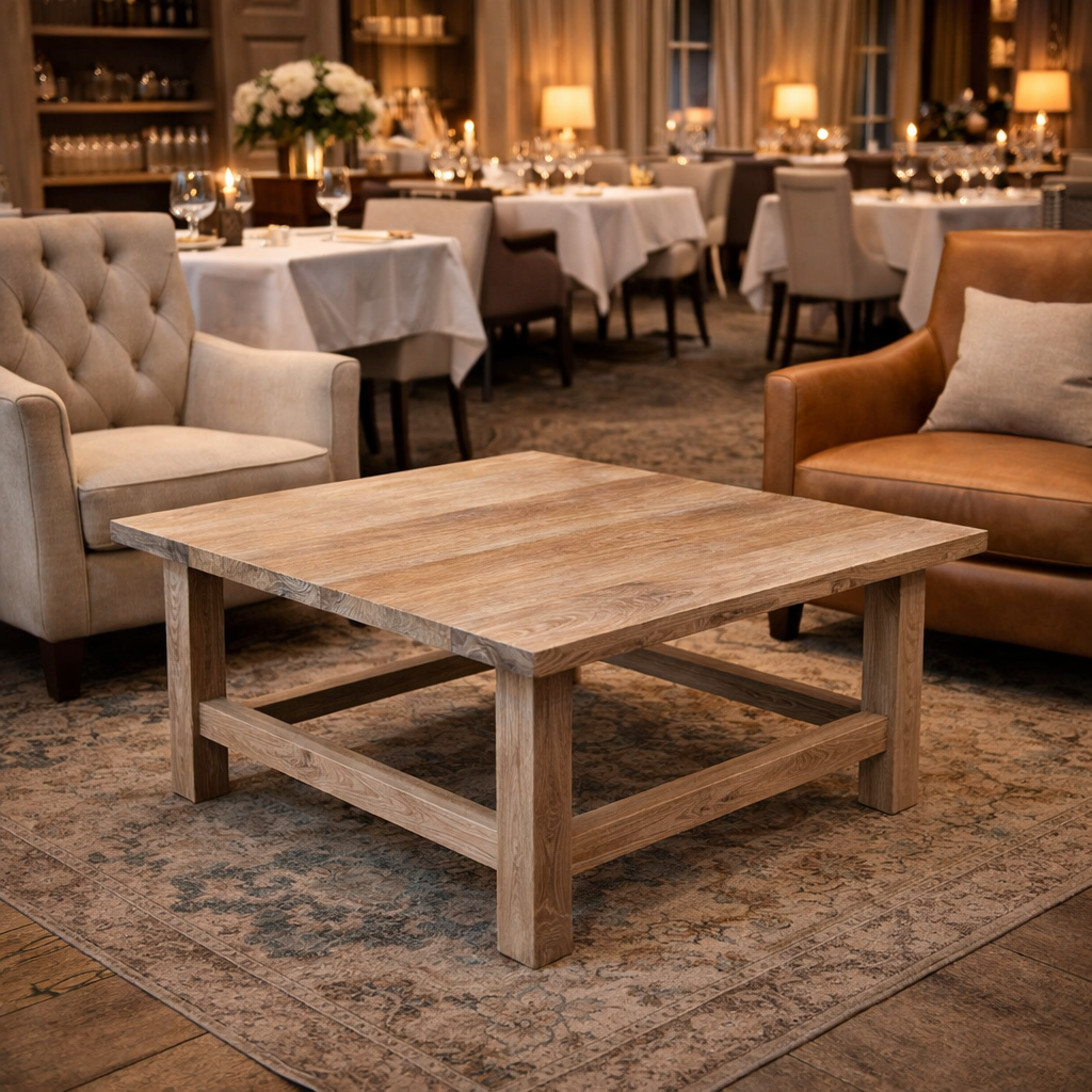 MF Pioneer Solid Timber Square Coffee Table