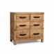 MF Recycled Elm Timber 2 Drawer 2 Door Cabinet