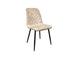 MF Elise PU Leather Upholstered Metal Leg Dining Chair